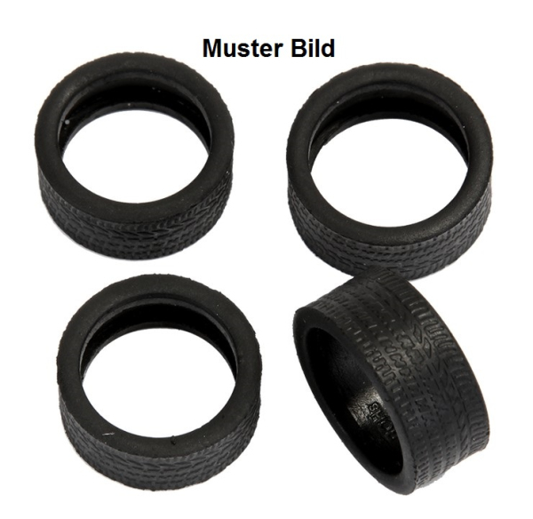 Carrera Digital 124 Reifen 4 Stück für für 23818 23819 23829 23832 23836 23841 23844 23845 23846 23847 23852